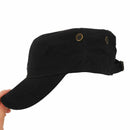 Adjustable Army Cadet Military Flat Top Hat Cap Classic Cool Unisex Cott KSY