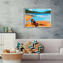 1000pcs DIY Beach Boy Puzzle Educational Learning Jigsaw Assembling Toys A