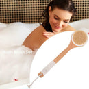 2pcs Skin Body Soft Natural Bristle Bath Brush SPA Shower Exfoliating Tool