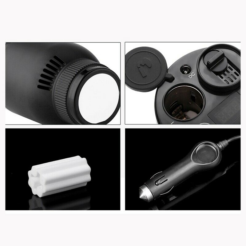 KXQ01 Mini Air Purifier Car Aromatherapy Holder Machine New Car Odor Oil Ar X4O9