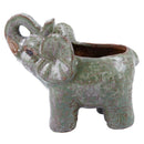 Ceramic Mini Elephant Cacti Succulent Plant Pot Flower Planter Garden Home  P1K4
