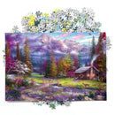 1000pcs DIY Paper Jigsaw Rural Landscape Puzzle Kids Adults Assembling Toys
