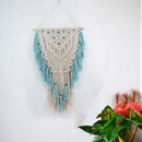 Hand Knotted Macrame Wall Art Handmade Cotton Bohemian Wall Hanging Tapestr N1Y9
