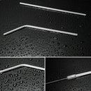 Set of 8 Stainless Steel Drinking Straws, 6 mm Reusable Metal Drinking Stra P3J3