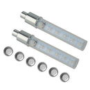 2PCS Led Flash Tyre Wheel Valve Stem Cap Light Set for Car Bike Bicycle