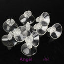 10X Aquarium Sucker Suction Cup for 4/6mm Air Line Pipe Tube Wire Holder