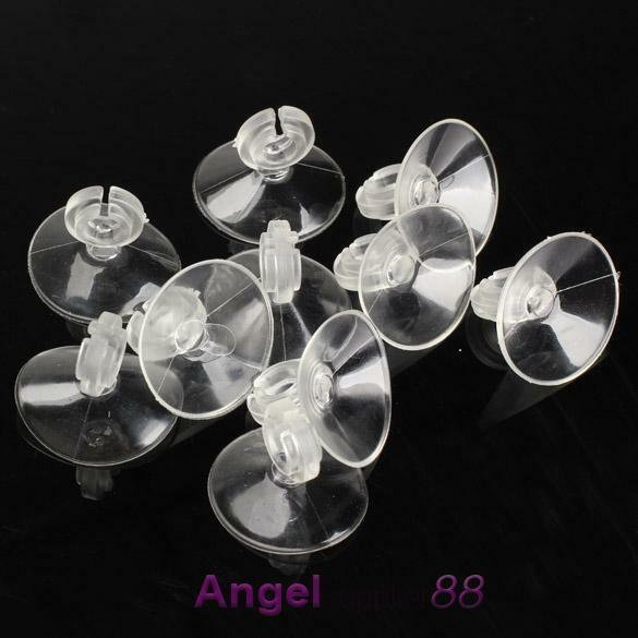 10X Aquarium Sucker Suction Cup for 4/6mm Air Line Pipe Tube Wire Holder