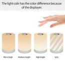 LED Night Light Bedside Table Lamp USB Rechargeable Colorful Dimmer RGB U1P1