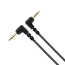 3.5mm TRRS to TRS Audio Cable Connector Wire 28cm/0.91ft for Mobile Phones