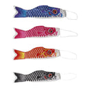 4pcs  16'' Japanese Windsock Carp Flag Koi Nobori  Kite Streamer Boat Decor.