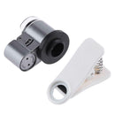 65X Zoom Clip-on Microscope LED+ UV Light Magnifier Micro Lens for Phone