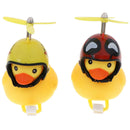 Bicycle Duck Light Bike Horn`Bell Cartoon Helmet With Light Motorcycle Handlebar
