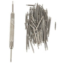 108pcs 8-25mm Stainless Steel Watch Band Strap Spring Bar Link Pins Remover