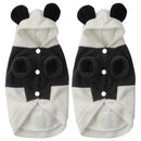 2pcs Adorable Clothes Dog Cat Puppy Apparel Pet Hoodie Outfit Fancy Panda