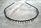 Black Metal Spear Headband Sports Football Men Unisex Hair Band OYY