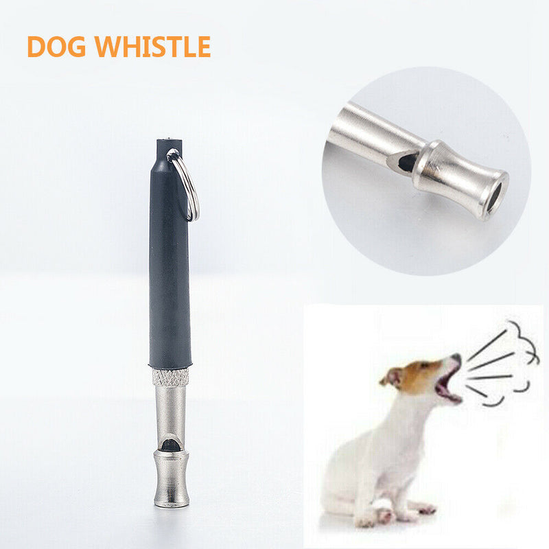 Dog Training Whistle UltraSonic Obedience Stop Barking Sound Quiet Command AU