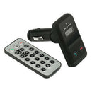 Bluetooth Car Kit MP3 Player FM Transmitter USB Mini LCD Black L5I2