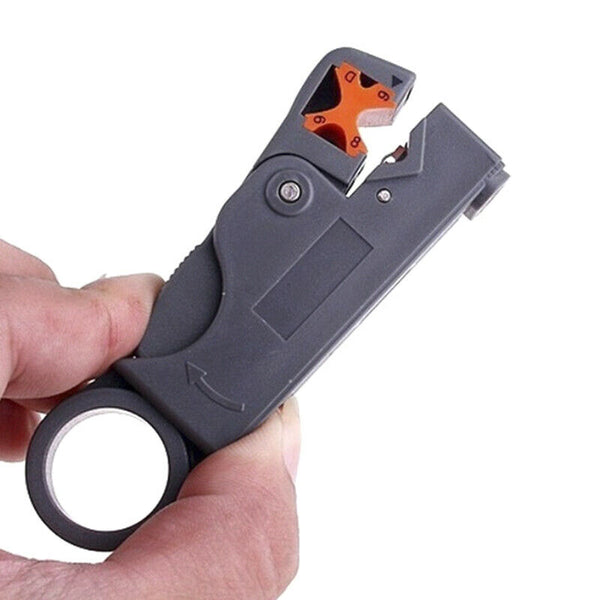 Rotary Coaxial Stripping Cable Stripper Cutter Tool For RG-58/59/62/6QS/3C/4C 3C