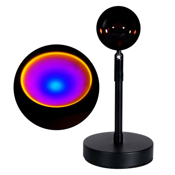 LED Projector Atmosphere Light Nightlight Colorful Lamp USB Background Decor