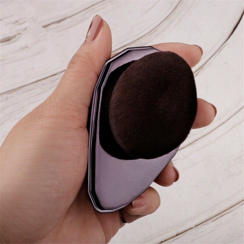 Purple Diamond Cut Liquid Foundation Brush Fine Soft Fiber Buffering Blush  N1N4