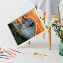 Animal 5D Diamond Painting DIY Full Round Drill Rhinestone (Lion LD536)