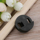 35 x 35mm Acoustic Cello Durable Round Circular Rubber Design Mute Silencer