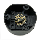 13 Pin Trailer Female Socket Connector 12V Tow Bar Towing Socket With Cap