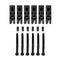 6Pcs Metal Guitar Locked String Saddles for Floyd-Rose Tremolo Bridge Parts