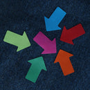 9Pcs Arrow Spots Markers Classroom Carpet Dots Markers Circle Floor Dots Kids OZ
