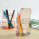 Hollow Pen Holder Pencil Pot Makeup Brushes Storage Desk Organiser Containe
