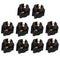 10 Pieces Auto Car Instrument Panel Lamp Dash Light T5 Twist Lock Sockets Base