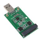 1Pc Mini USB 3.0 to PCIE mSATA External SSD PCBA Conveter Adapter Card BX FT