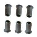 12x Black Guitar Body String Mounting Ferrules For Electric Guitar Accessory