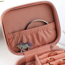 Portable Jewelry Box Zipper Storage Organizer Jewelry Holder Packaging Disp