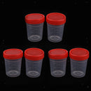 6 Pieces Storage Sealed Tank Round Transparent Storage Seed Liquid Container