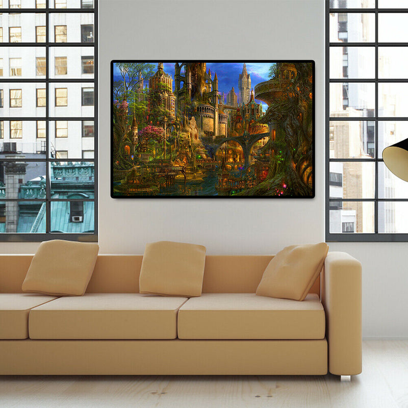 1000pcs Magic Garden DIY Puzzle Paper Jigsaw Toys Art Picture Decoration