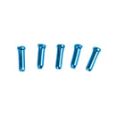 100pc Aluminum Bike Bicycle Brake Shifter Inner Cable Tip Wire End Cap Blue