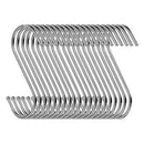 30pcs Multifunctional S-type Hook Stainless Steel Bathroom Home Office Tool