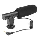 3.5mm Jack Stereo Interview Microphone Camera DV Outdoor PC Recording Video Mic