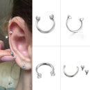 Piercing Septo Nose Lip Ear Septum Cartilage   Hoop Ring Jewelry new AU