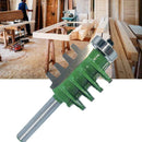 Shank Router Bits Finger Joint Glue For Wood Tenon Woodwork Milling E7K9