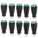 10 x DC Power Female Cable Adaptor Plug Jack Wire Connector for Camera