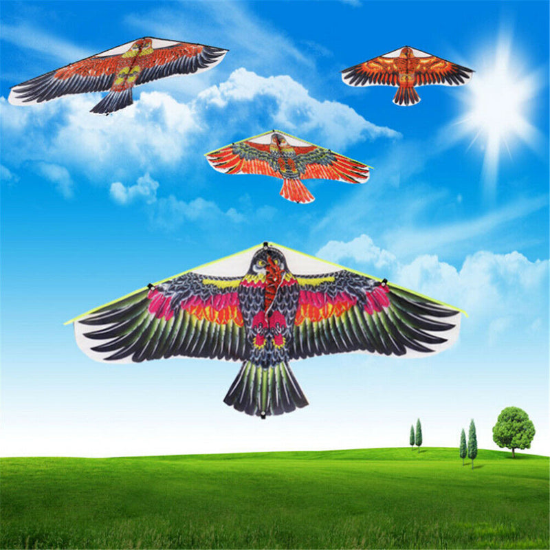 1PC Flat Eagle Bird Kite Children Flying Bird Kites Outdoor Garden Toys M&E