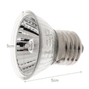 3 Pcs E27 UVA UVB Reptile Heating Spotlights Basking Calcium Lamp Bulb 50W