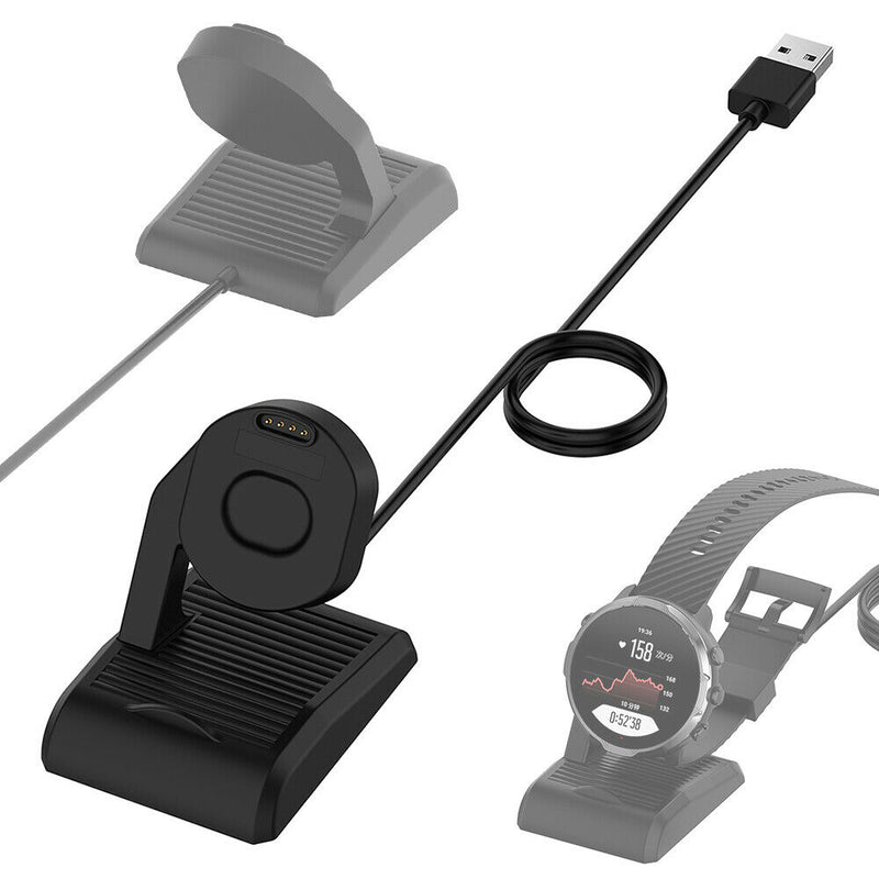Best For Suunto 7 Smart Watch USB Charging Cable Dock Cradle Charger Cord