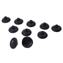 10pcs Black Soft Silicone Suction Cup Clip Sucker Holder Fish Aquarium Tank `US