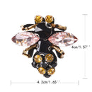 1 x bee sequins rhinestones beads applique patches clothing bags decor sew on LJ