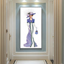 DIY Full Round Diamond Painting Dress Lady Handmade Picture Crafts (A1703)