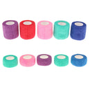 Pet Puppy Cat Vet Tape Anti-Bite Self-Adhesive Bandage Elastic, Pack of 10, Rand