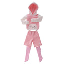 Cat Ear Hoodie Top Pants Stockings Outfit For 1/4 BJD SD MSD Pink